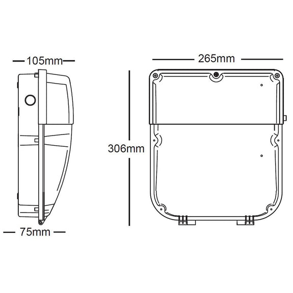 Bulkhead Lights with Conduit Entry – LightHub Direct