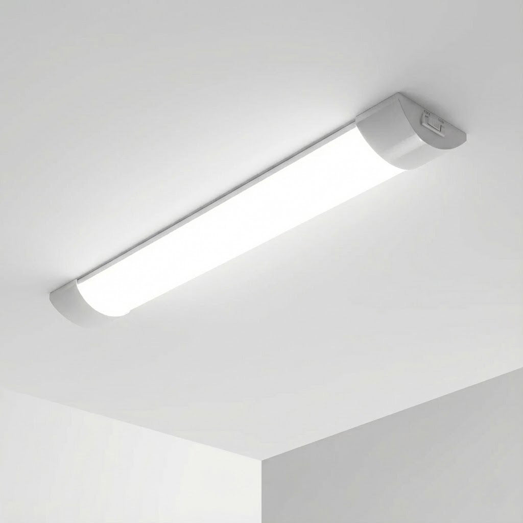 ARIES LED Batten Light | 4ft 4474lm | CCT Tri-Colour & Multi Wattage | IP20 | Standard