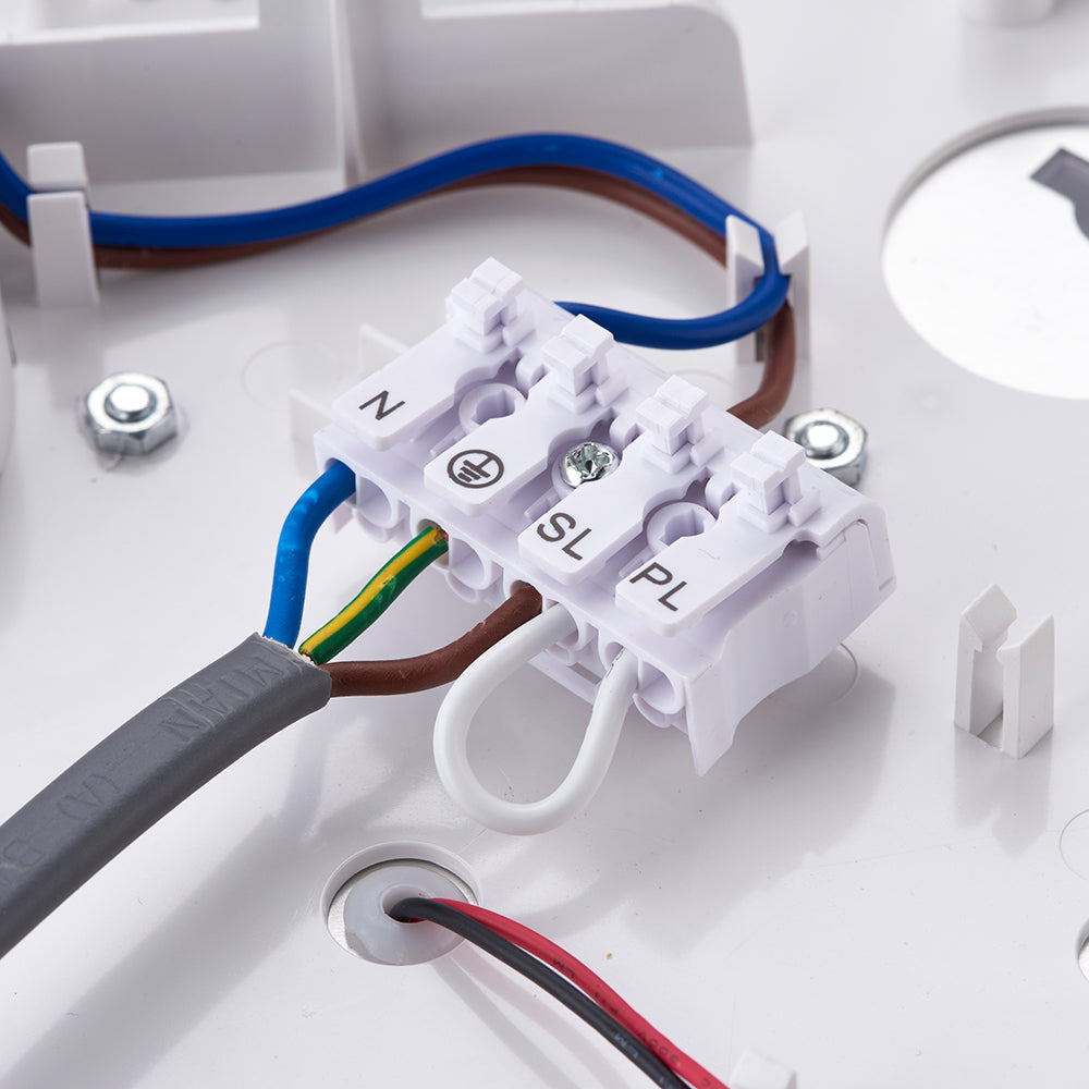 EUSTON CE3X5 | Round Bulkhead Light Fitting | LED Multi Wattage 8-16W | CCT 5-Colour | IP65 | 3hr Emergency