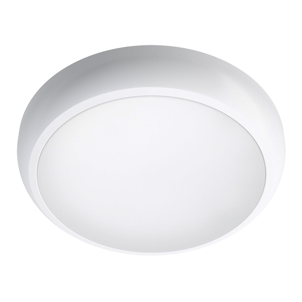 EUSTON CE3X5 | Round Bulkhead Light Fitting | LED Multi Wattage 8-16W | CCT 5-Colour | IP65 | 3hr Emergency