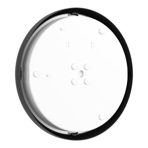 EUSTON CE3X5 | Round Bulkhead Light Fitting | LED Multi Wattage 8-16W | CCT 5-Colour | IP65 | Microwave Sensor | Black Eyelid