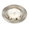 LED GU10 Recessed Ceiling Brushed Chrome Downlight