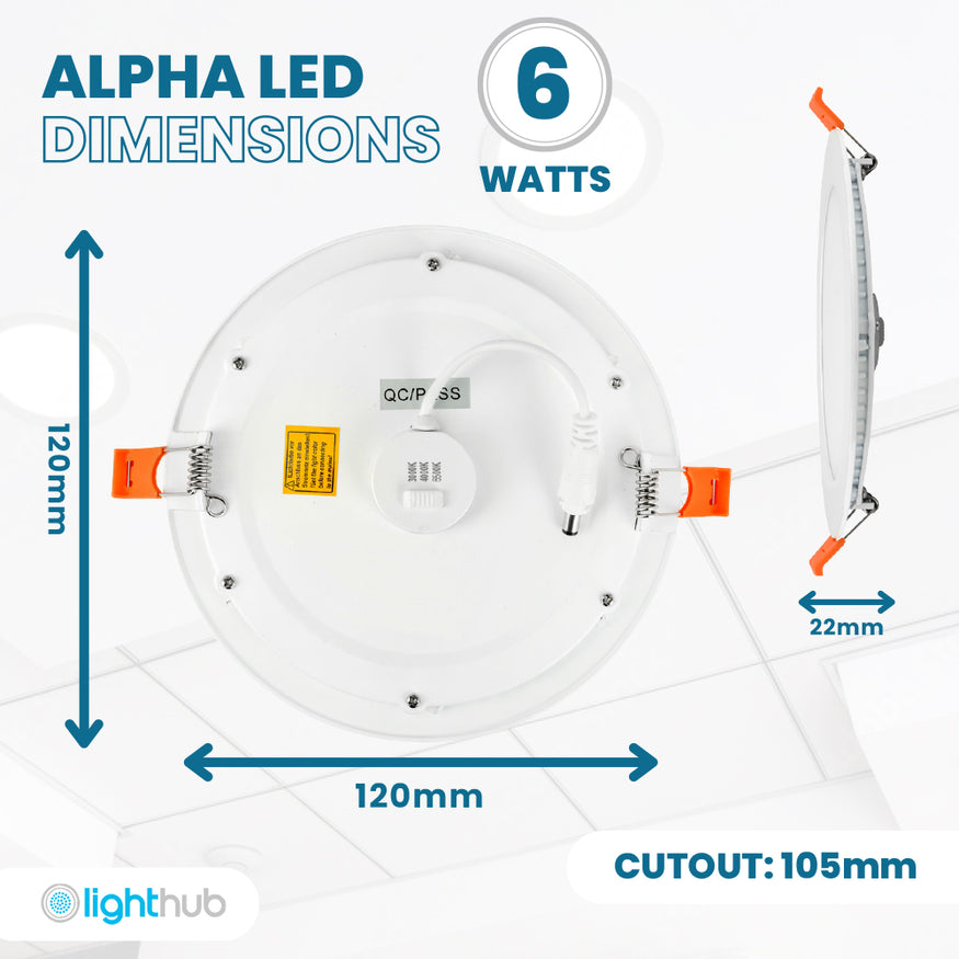 LED Panel Round Lights | Circular Panel Lights – LightHub Direct