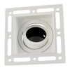 ELDON LED Plaster-in Trimless Square Downlight | Adjustable | GU10 | White | 4000K Neutral White Dimmable