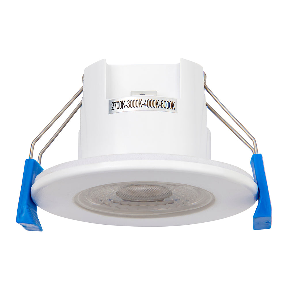 4CCT LITE | LED Fire Rated Downlight | Dimmable 5W 5200lm | IP65 | White