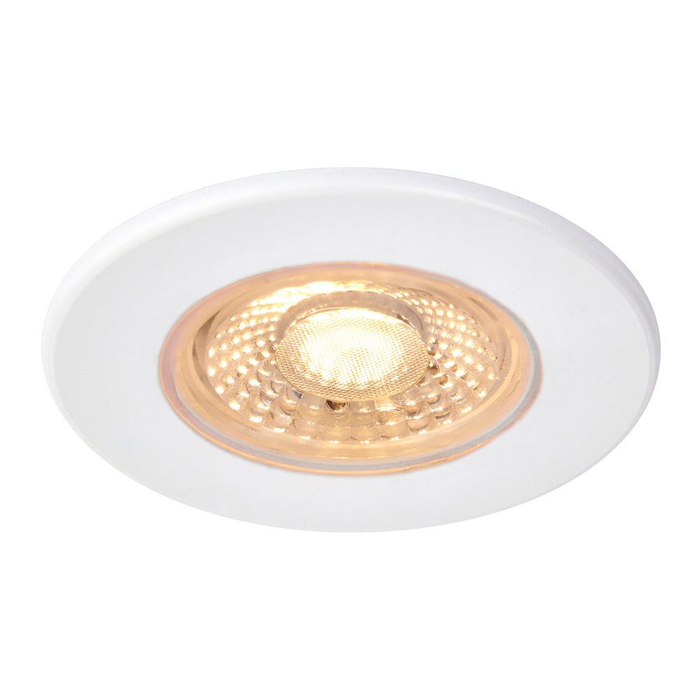 4CCT LITE | LED Fire Rated Downlight | Dimmable 5W 5200lm | IP65 | White