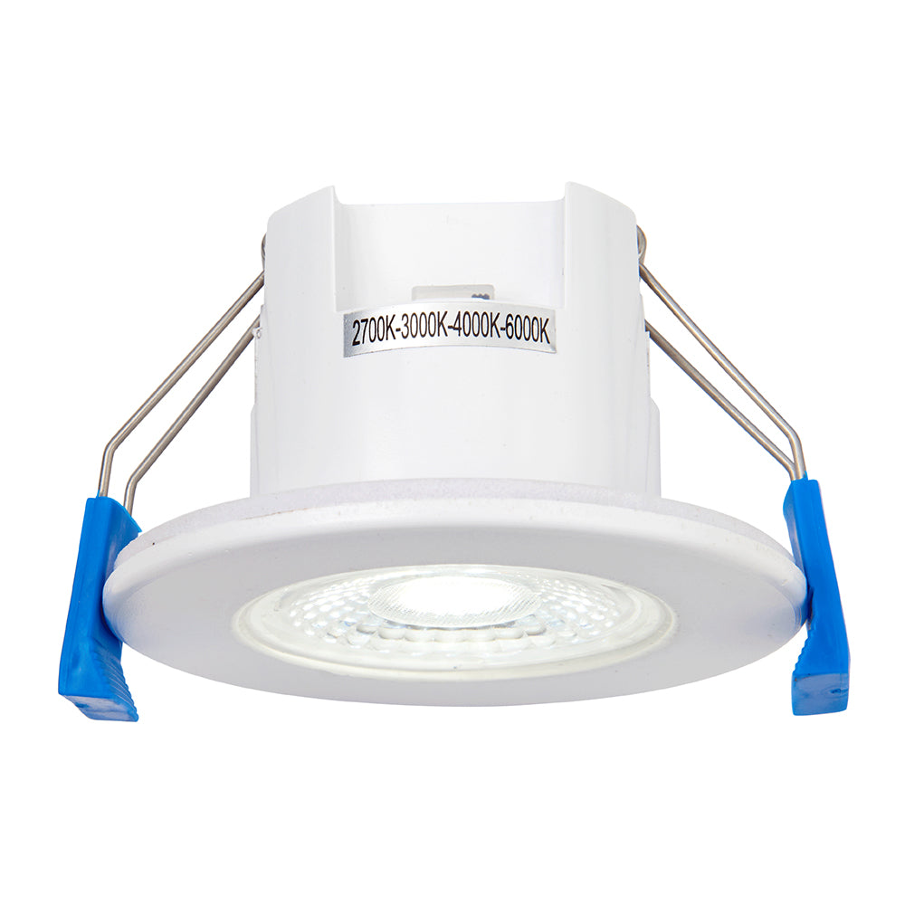 4CCT LITE | LED Fire Rated Downlight | Dimmable 5W 5200lm | IP65 | White