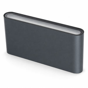 FELIX Up / Down Outdoor Aluminium Garden Porch Wall Light | LED | IP65 | Large | Dark Grey