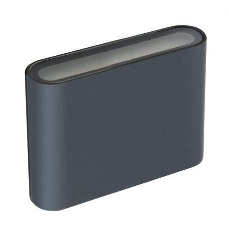 FELIX Up / Down Outdoor Aluminium Garden Porch Wall Light | LED | IP65 | Dark Grey - LightHub Direct