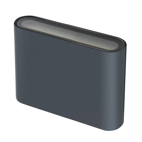 FELIX Up / Down Outdoor Aluminium Garden Porch Wall Light | LED | IP65 | Dark Grey - LightHub Direct