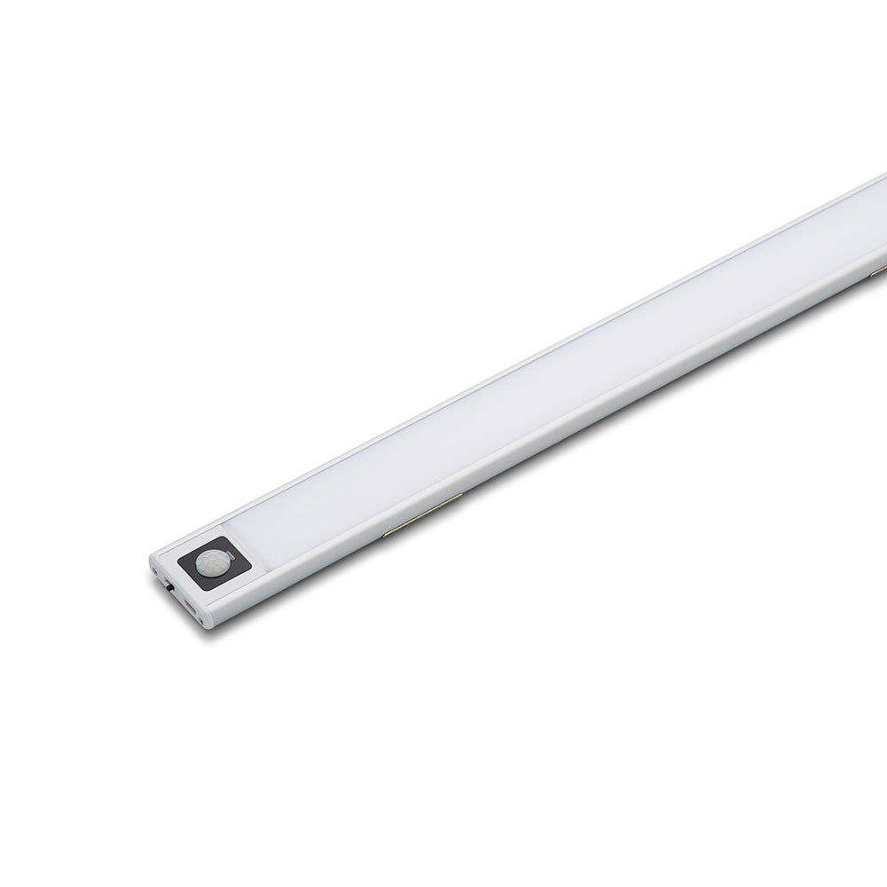 LED Cupboard / Wardrobe / Under Cabinet Rechargable USB Strip Light | LED 1W | IP20 | 4000K Neutral White | PIR Motion Sensor | 200mm