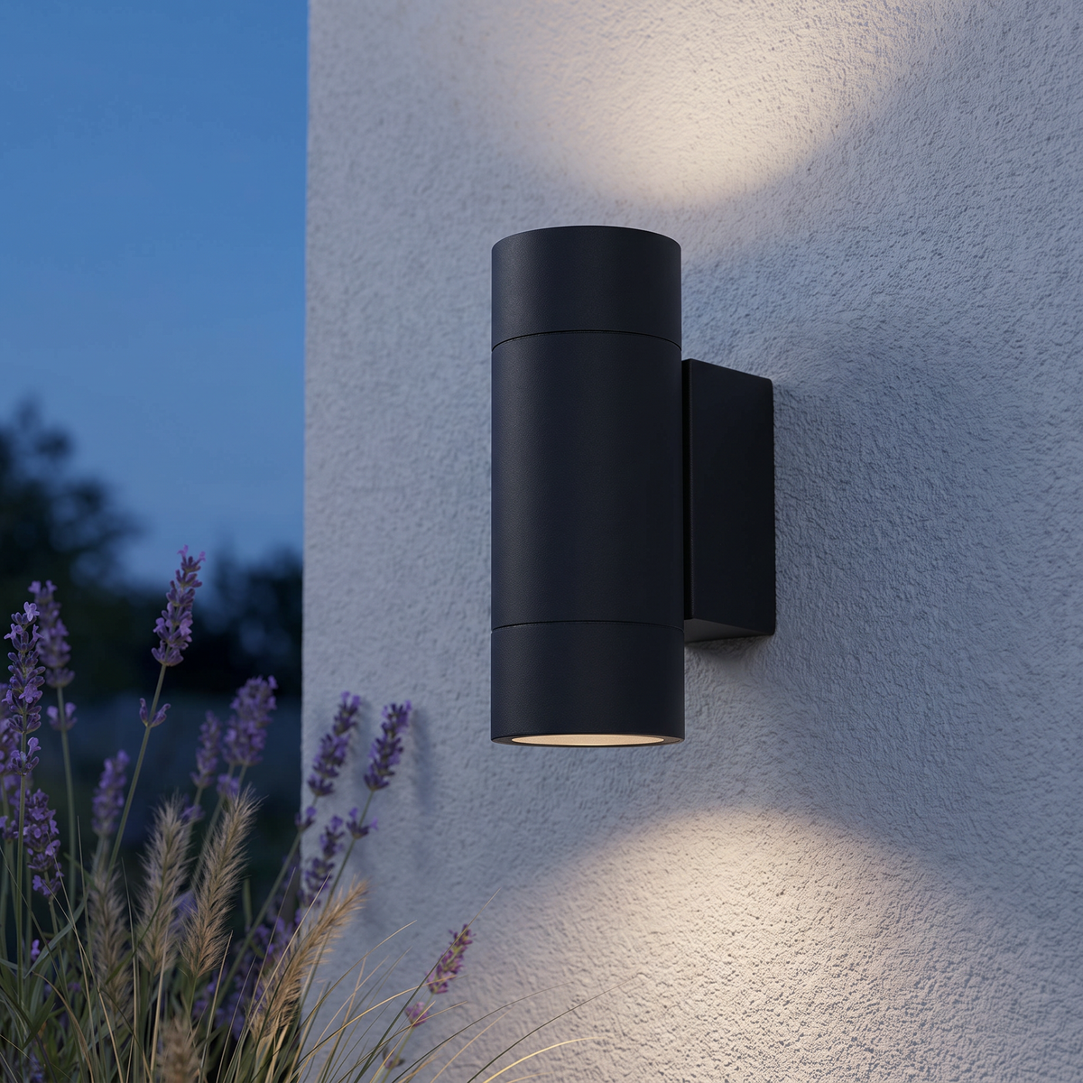 SONA-2 Up & Down Outdoor Wall Light | 2 x GU10 | IP65 | Matt Black