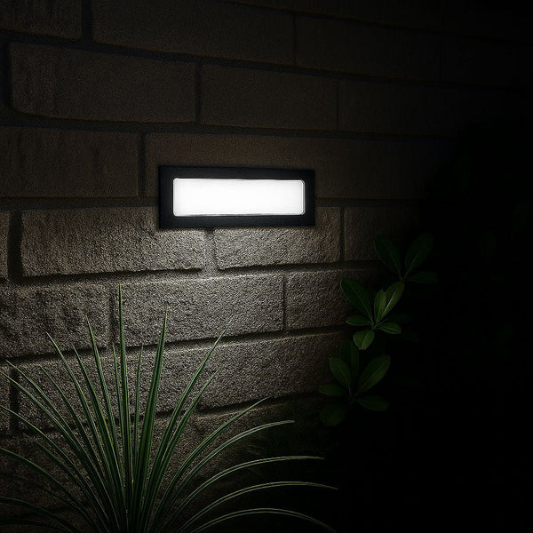 RADNOR Outdoor Recessed Wall Brick Light | LED | IP65 | CCT Tri-Colour Switchable