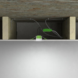 STRATA 5 | Tri-Colour CCT | LED Fire Rated Downlight | Dimmable 6W 655lm | IP65 | White