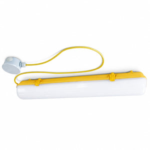 CAMDEN 110V Anti-Corrosive LED Batten Light | 2ft 20W 2600lm | 4000K Cool White | IP65 | With 1m Cable & Junction Box