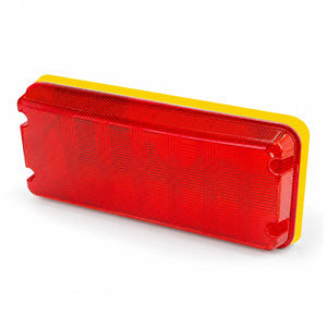 NERO Dual Voltage LED Bulkhead Light | 8W 1000lm | 5700K | 110-240V | IP65 | with Red Diffuser