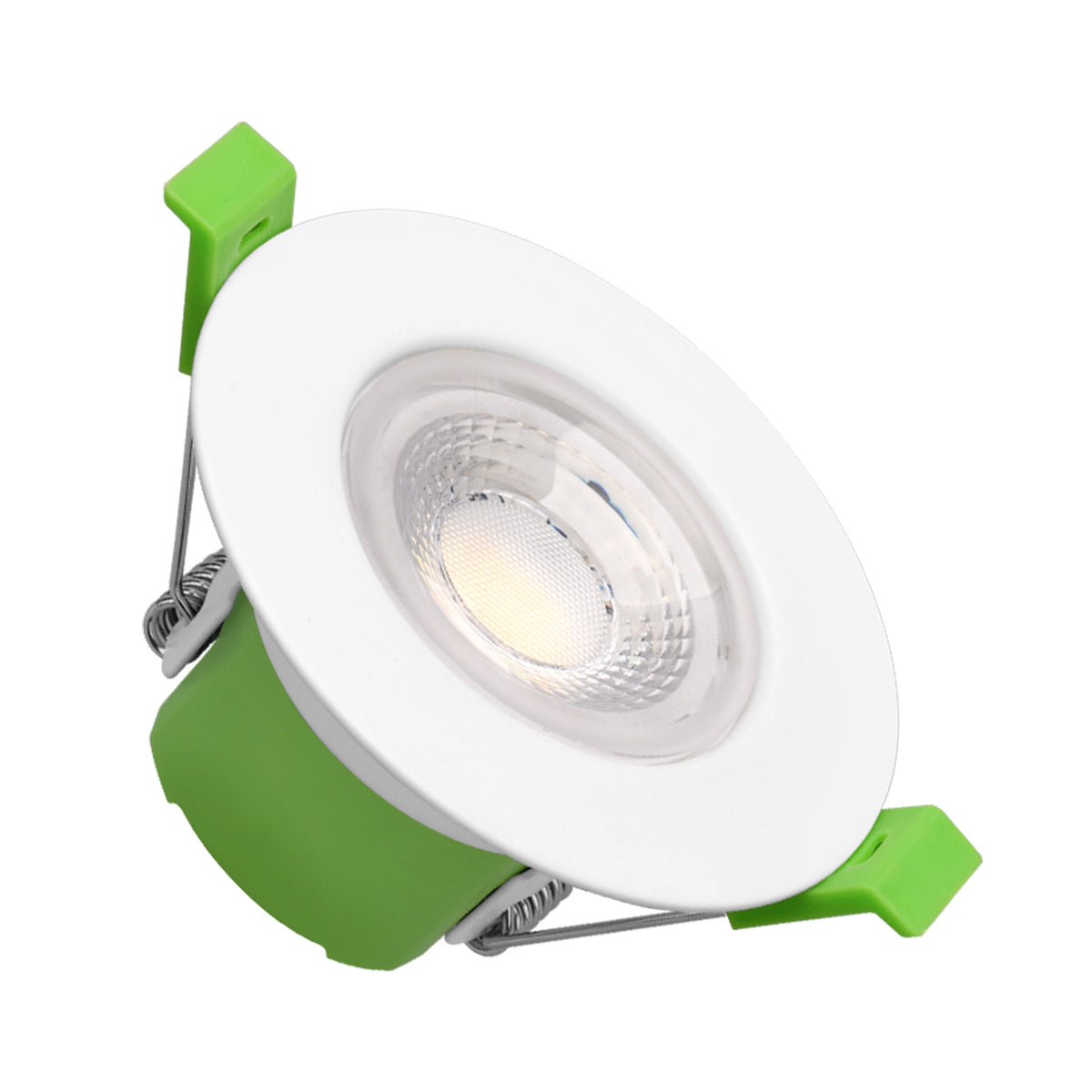 STRATA 5 | Tri-Colour CCT | LED Fire Rated Downlight | Dimmable 6W 655lm | IP65 | White | TRADE 50 Pack
