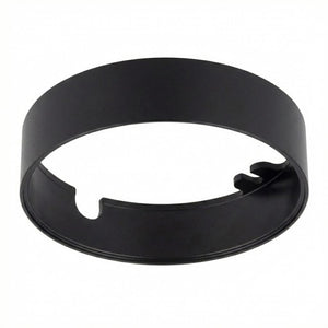Round Under Cabinet Puck Light Ring for Recessed Fitting | Black