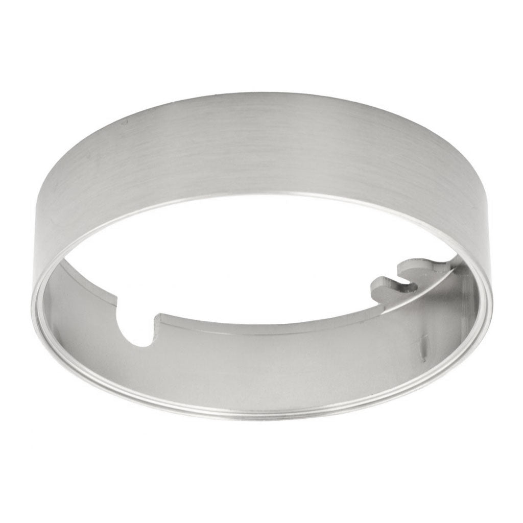 Round Under Cabinet Puck Light Ring for Recessed Fitting | Stainless Steel