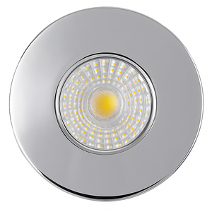 ONYX | Quad-Colour CCT | LED Fire Rated Downlight | Dimmable 7W 750lm  | IP65 | Polished Chrome
