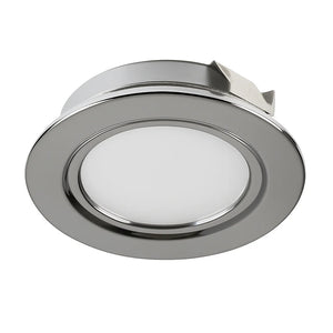 Mini Recessed Under Cabinet LED Downlight | LED 1.5W 12V | IP20 | 6500K Daylight White | Polished Chrome