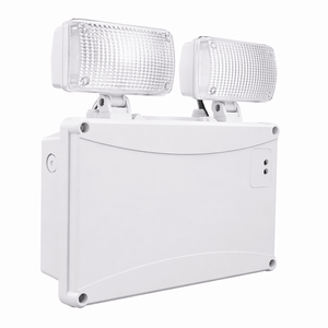 Twin Spot Non Maintained Wall Light | LED 4.5W 400lm | 4000K Neutral | IP65 | 3hr Emergency - LightHub Direct