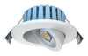 Adjustable Fire Rated Dimmable Downlight | LED 7W 700lm | CCT Tri-Colour | IP65 | White