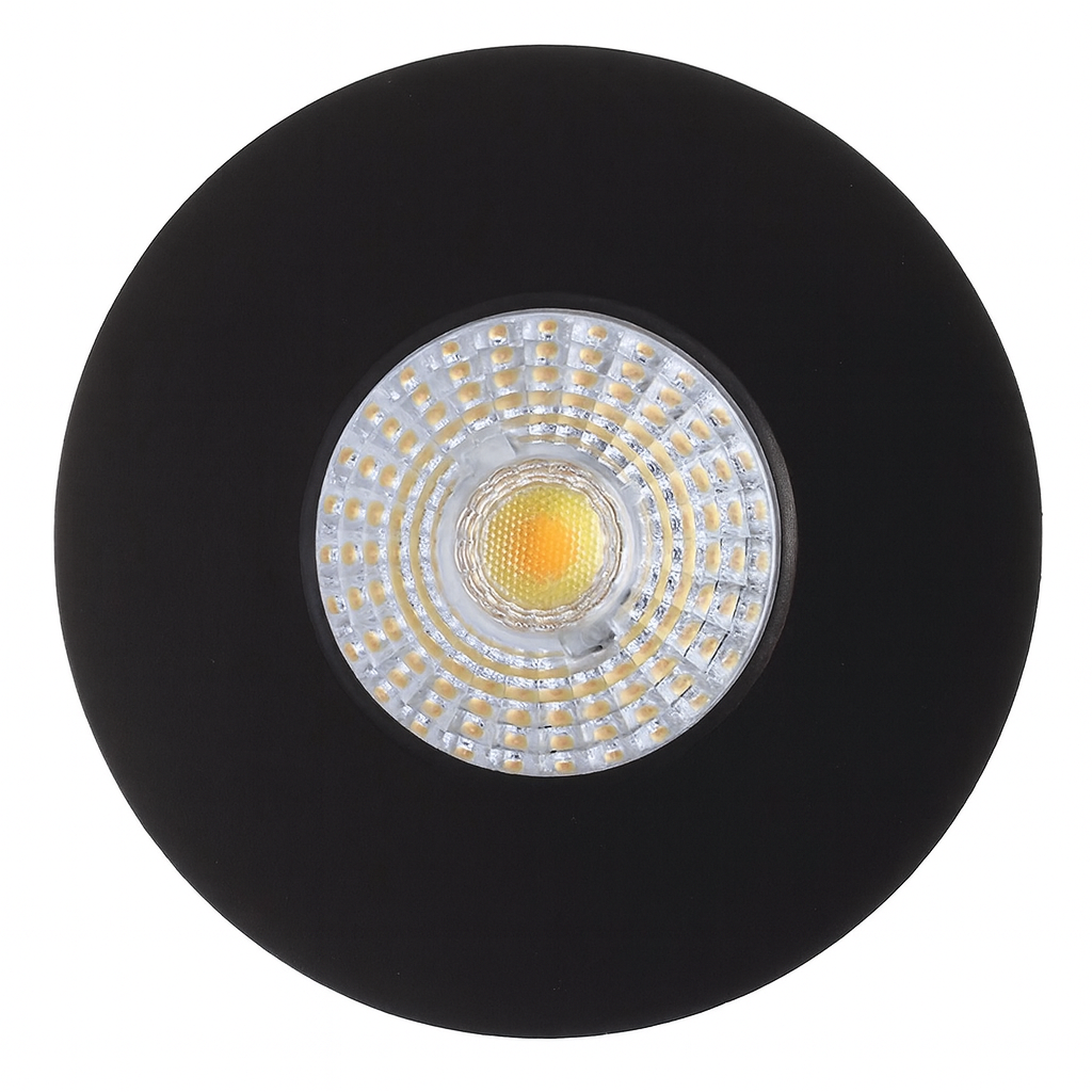 ONYX | Quad-Colour CCT | LED Fire Rated Downlight | Dimmable 7W 750lm | IP65 | Black