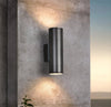 Up Down Outdoor Wall Light | GU10 LED 2X2.8W | 3000K Warm White | IP44 | Anthracite