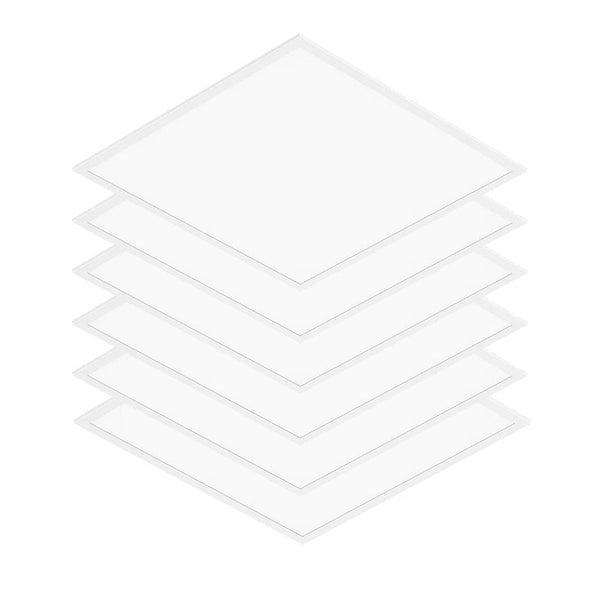 VOLO | 600x600mm Recessed Panel Light | CCT Switchable | LED 30W 3600lm | For Suspended Modular Ceiling Tile | 6 Pack