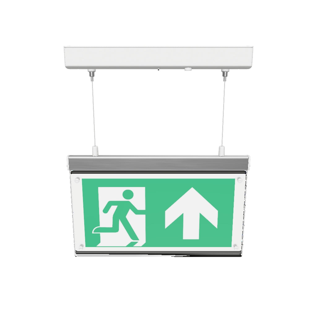 Exit Light String LED Suspended Fire Exit Wall Ceiling Running Man Light | 3hr Emergency ...