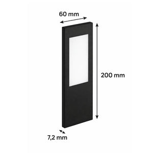 Slim Under-Cabinet Rectangle 3 Pack Kit with Driver | LED 3.5W | IP20 | 4000K Neutral White | Black