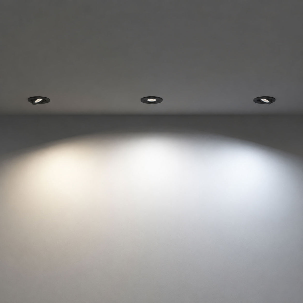 SPEY | Quad - Colour CCT | LED Tilt Adjustable Fire Rated Downlight | Dimmable 7W 750lm | IP65 | Matt Black - LightHub Direct