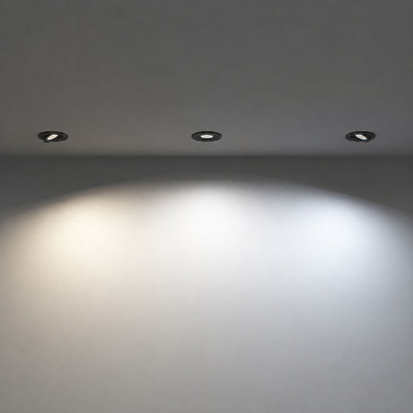 SPEY | Quad - Colour CCT | LED Tilt Adjustable Fire Rated Downlight | Dimmable 7W 750lm | IP65 | Matt Black - LightHub Direct