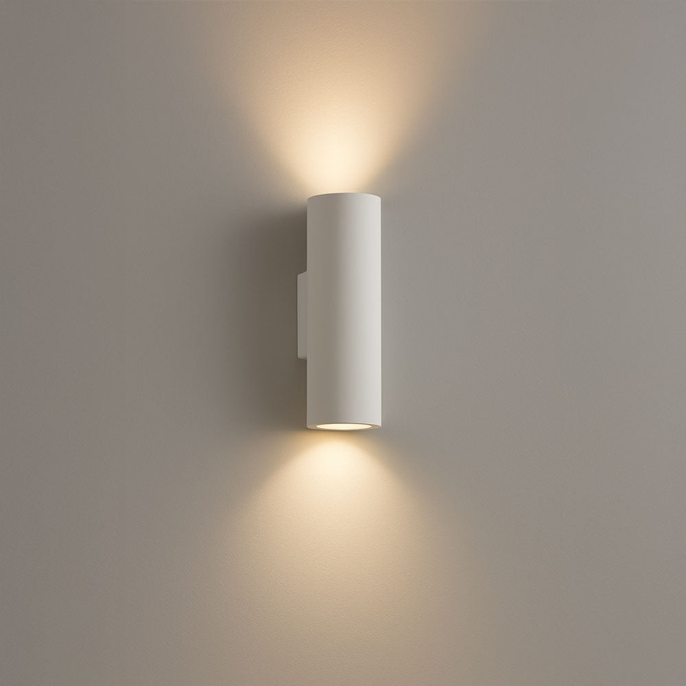 BURY Up Down Paintable Plaster Wall Uplighter Light | GU10 | Up Down Light Effect