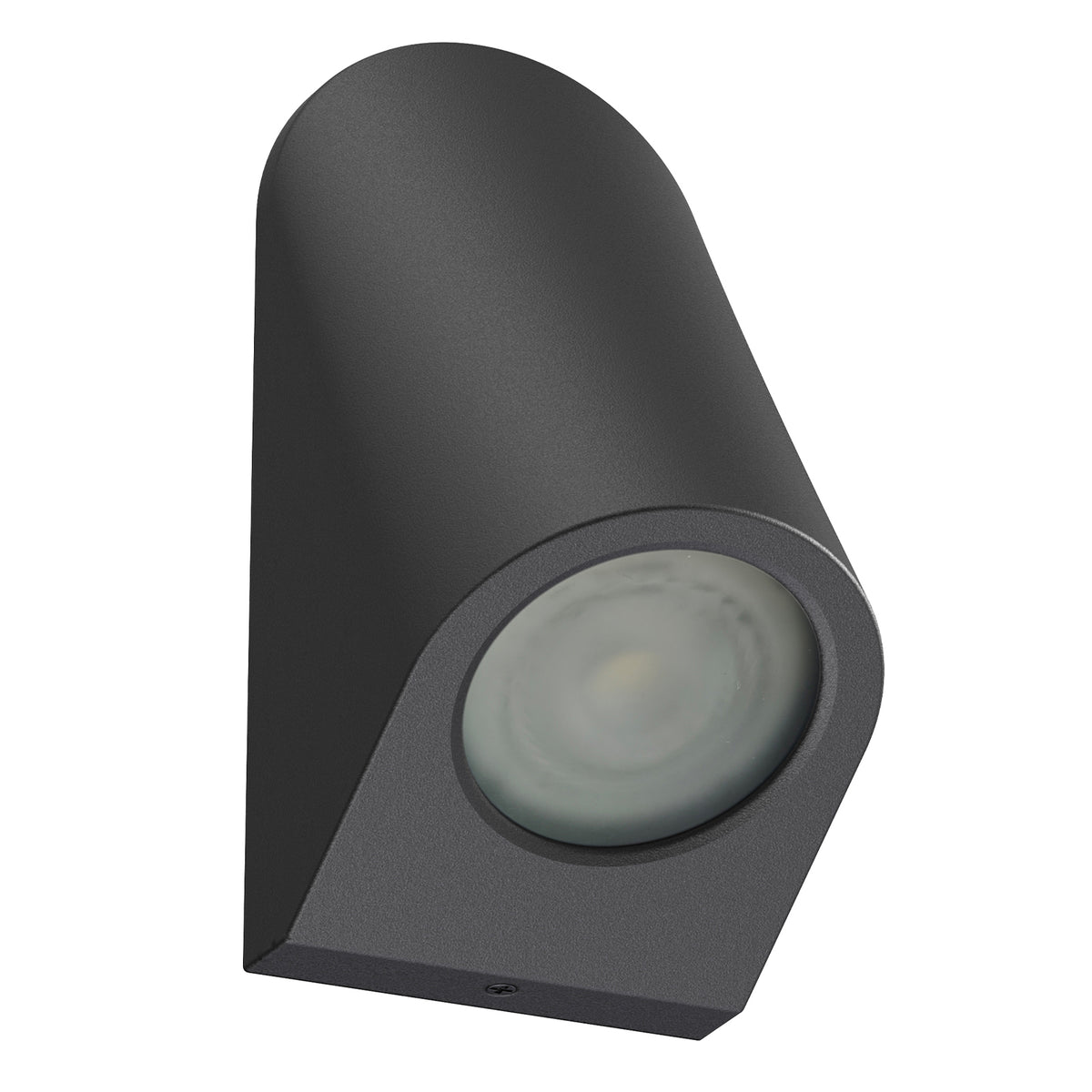 ZEVO Wedge Outdoor Down Wall Light | GU10 | IP44 | Black