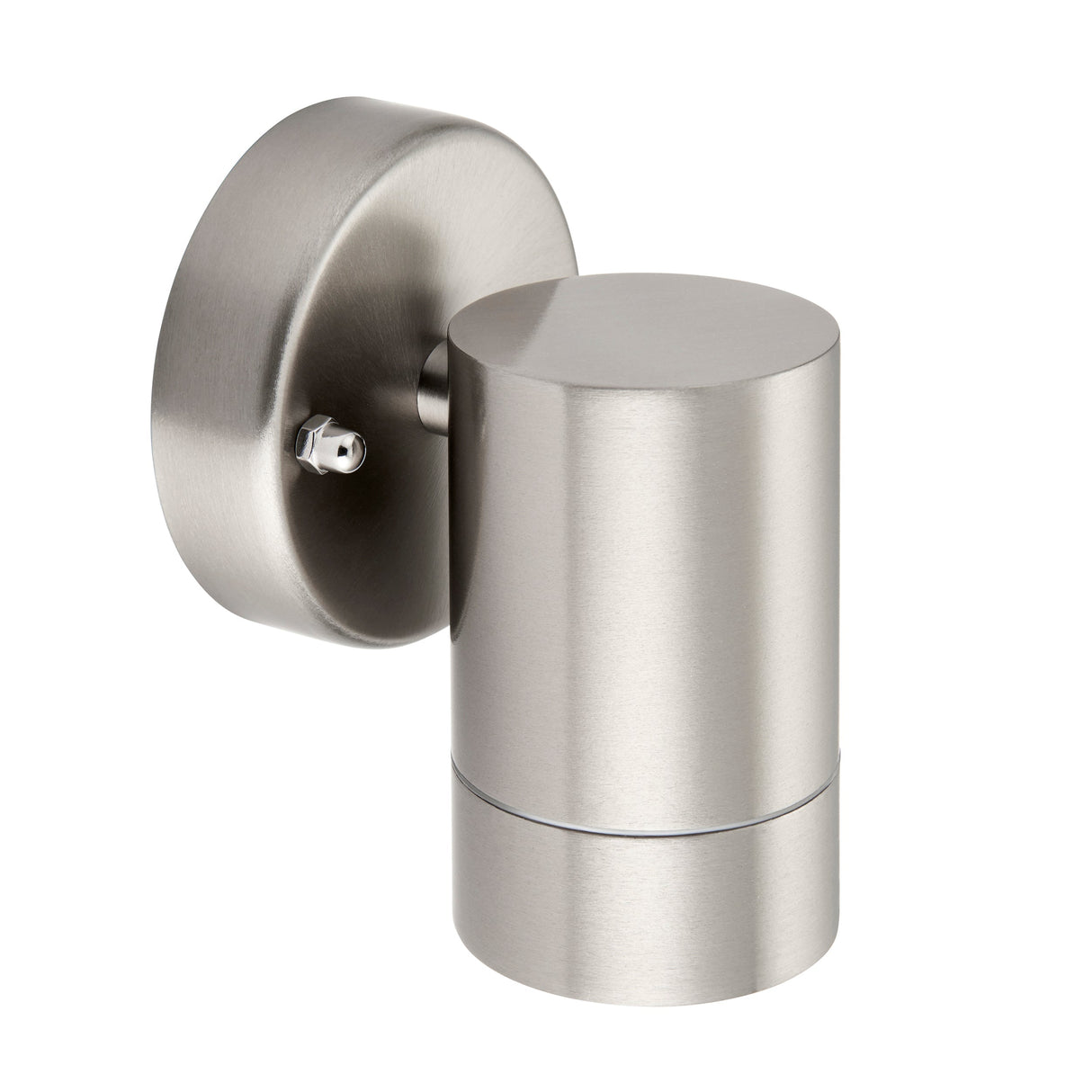 KEW Fixed Stainless Steel Down Outdoor Garden Porch Wall Light | GU10 | IP44 | 4000K Cool White