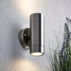 KEW Up / Down Outdoor Stainless Steel Garden Porch Wall Light | GU10 | IP44 | 3000K Warm White