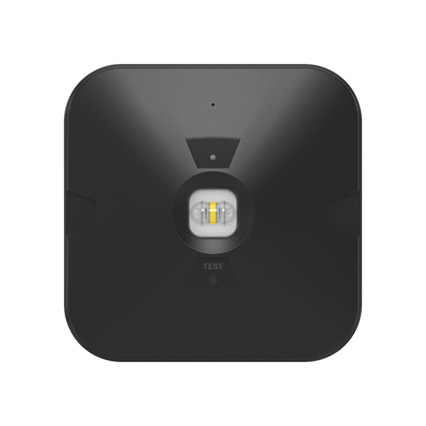 Surface LED Downlight Ceiling Spot Light | LED 3W 280lm | 6000K Daylight | IP44 Black | 3hr Emergency | Open Lens