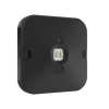 Surface LED Downlight Ceiling Spot Light | LED 3W 280lm | 6000K Daylight | IP44 Black | 3hr Emergency | Open Lens