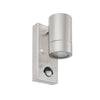 KEW Stainless Steel Down Outdoor PIR Sensor Porch Wall Light | GU10 | IP44 | PIR Sensor | 6000K Daylight White