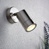 KEW Adjustable Stainless Steel Down Outdoor Garden Porch Wall Light | GU10 | IP44