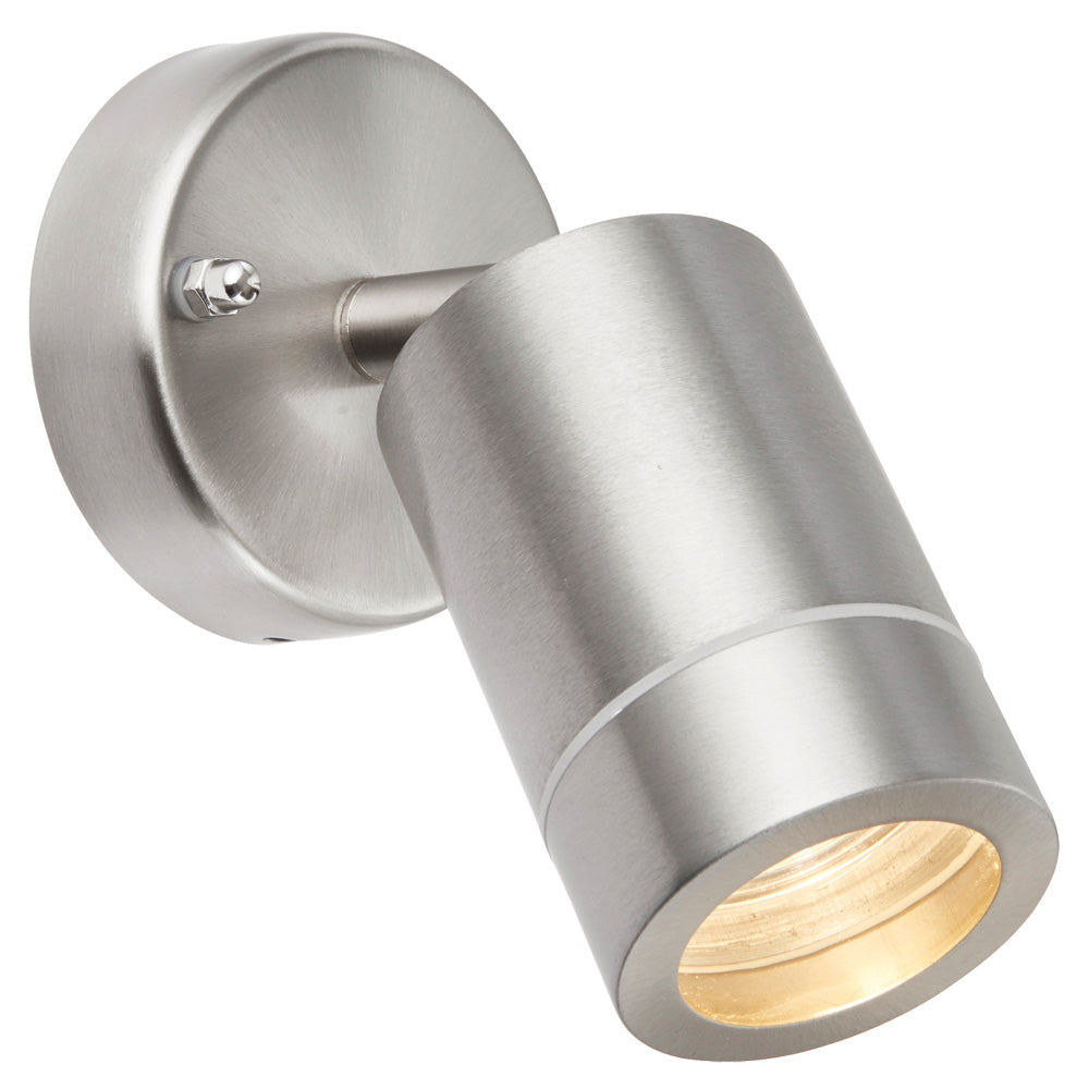 KEW Adjustable Stainless Steel Down Outdoor Garden Porch Wall Light | GU10 | IP44