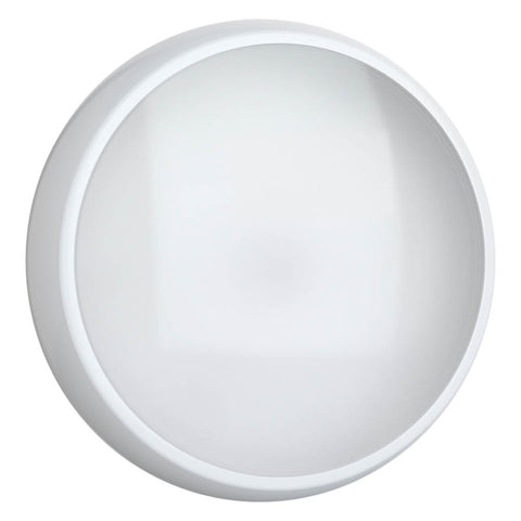 EUSTON Slim Bulkhead Light Fitting | LED 14W 1000lm | 4000K Neutral White | IP54 | 3hr Emergency Function