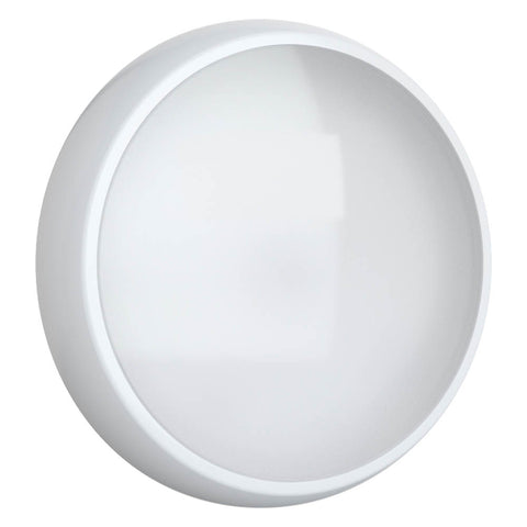 EUSTON Slim Bulkhead Light Fitting | LED 14W 1000lm | 4000K Neutral White | IP54 | 3hr Emergency Function