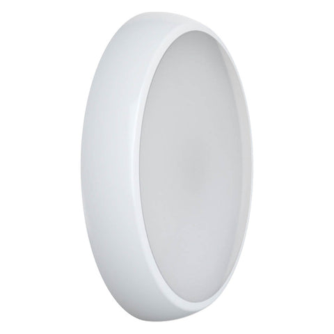 EUSTON Slim Bulkhead Light Fitting | LED 14W 1000lm | 4000K Neutral White | IP54 | 3hr Emergency Function