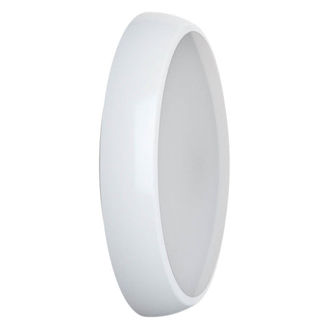 EUSTON Slim Bulkhead Light Fitting | LED 14W 1000lm | 4000K Neutral White | IP54 | 3hr Emergency Function