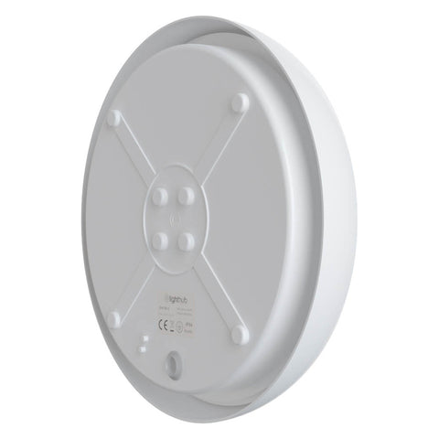 EUSTON Slim Bulkhead Light Fitting | LED 14W 1000lm | 4000K Neutral White | IP54 | 3hr Emergency Function