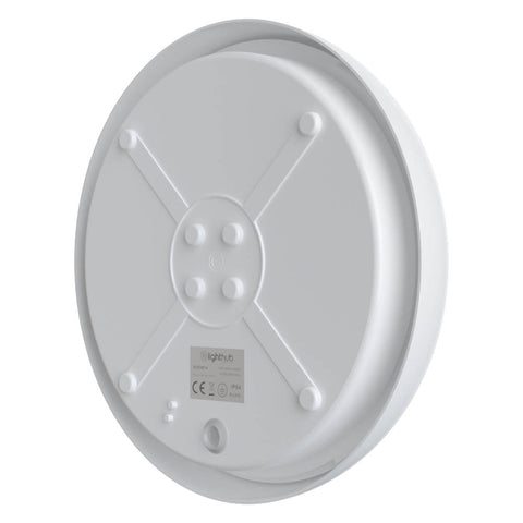 EUSTON Slim Bulkhead Light Fitting | LED 14W 1000lm | 4000K Neutral White | IP54 | 3hr Emergency Function