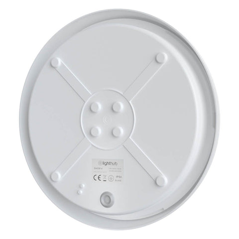 EUSTON Slim Bulkhead Light Fitting | LED 14W 1000lm | 4000K Neutral White | IP54 | 3hr Emergency Function